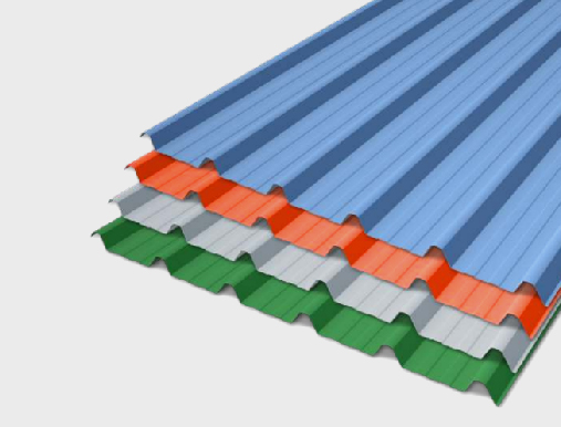 Trapezoidal Profile Sheets - Colour Coated Roofing Sheets in Rajkot